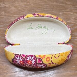 Vera Bradley Vintage Y2K Yellow and Pink Floral Sunglasses Case